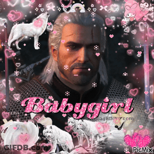 Man With Wolves Babygirl GIF