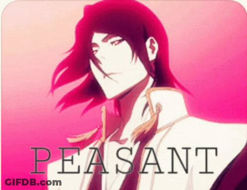 Man With Word Peasant GIF