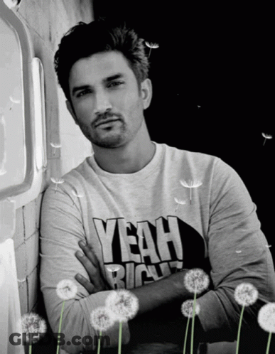 Man With Yeah Right Shirt GIF