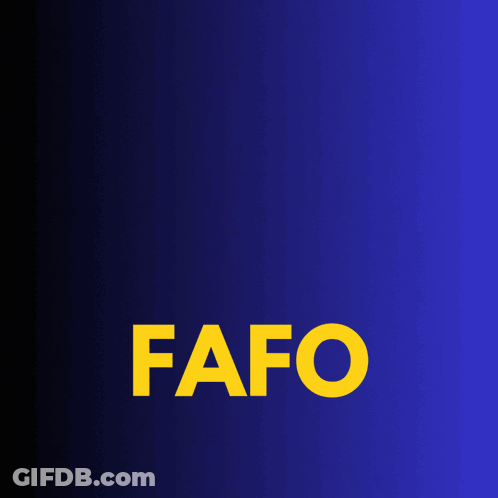 Man With Yellow Fafo GIF