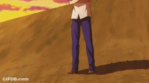 Man With Yellow Hair Asking What The Heck Are Those Guys Doing GIF