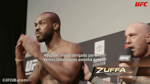 Man With Zuffa Name Tag GIF