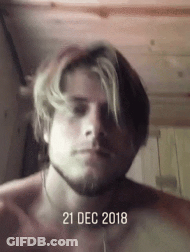 Man Without Shirt Date 21 Dec 2018 GIF