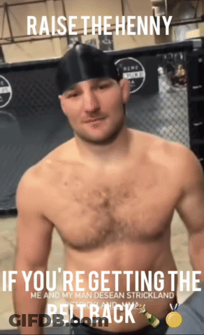 Man Without Shirt In Front Of Fence TikTok GIF