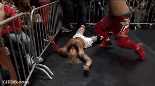 Man Without Shirt In Ring GIF