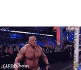 Man Without Shirt In Wrestling Ring GIF