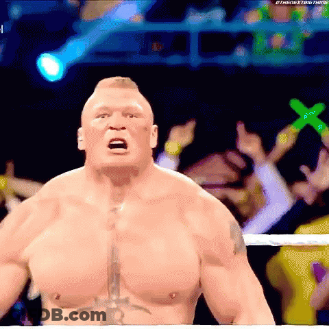 Man Without Shirt In Wrestling Ring GIF