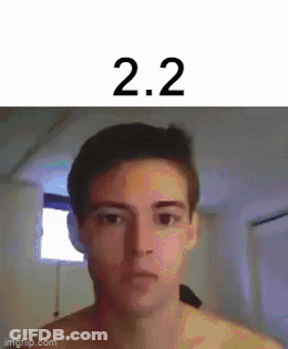 Man Without Shirt Looking At Camera With 2.2 GIF