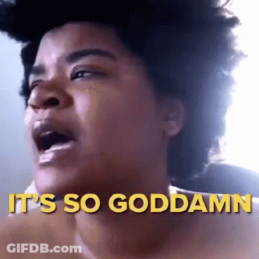 Man Without Shirt Next To Woman In Bed GIF
