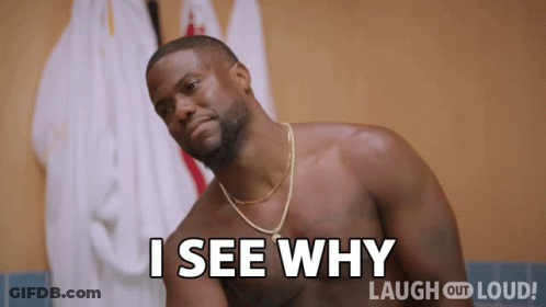 Man Without Shirt Says I See Why GIF