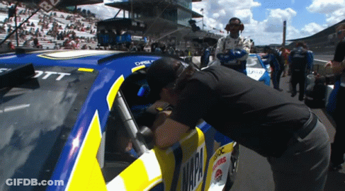 Man Working On Napa Car GIF