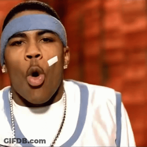 Man Yawning With Headband And Necklace GIF