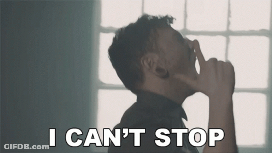 Man Yelling Cant Stop Wont Stop GIF