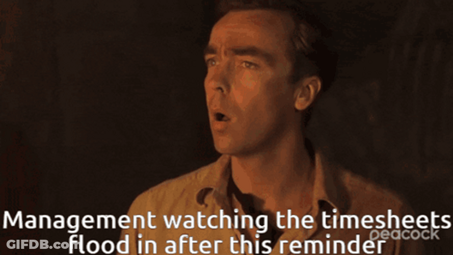 Management Watching The Timecard Flood GIF