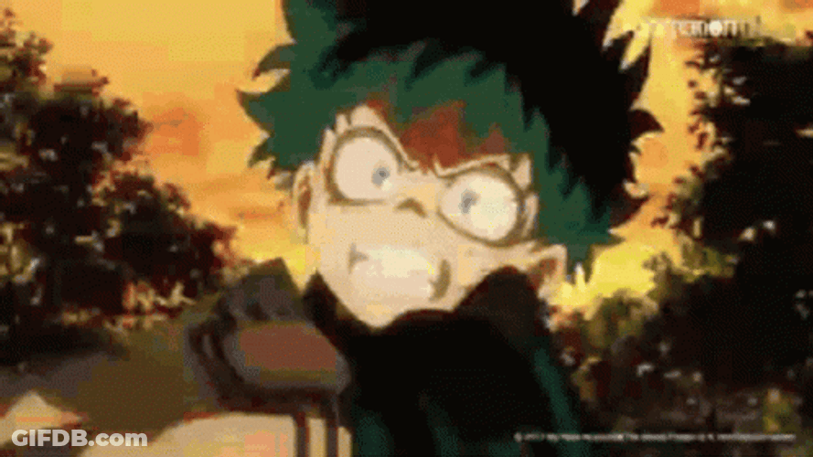 Manchester Smash Used By Deku Fighting GIF