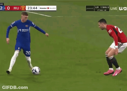 Manchester United And Chelsea Soccer Match GIF