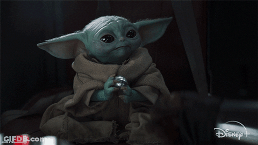 Mandalorian Asking Food Grogu GIF