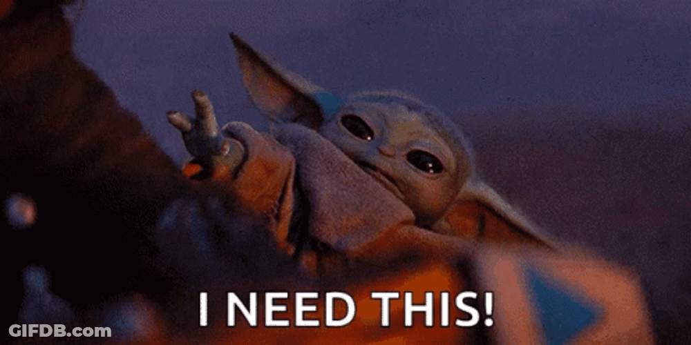 Mandalorian Baby Yoda  I Need It GIF