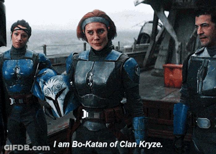 Mandalorian Bo Katan GIF