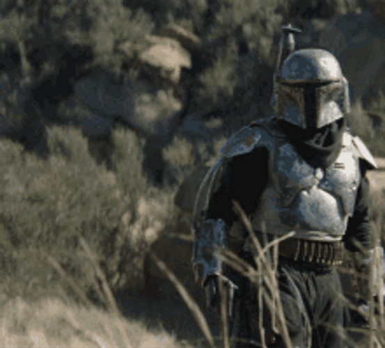 Mandalorian Shocked Reaction GIF
