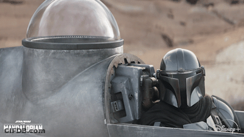 Mandalorian Star Wars Poster GIF