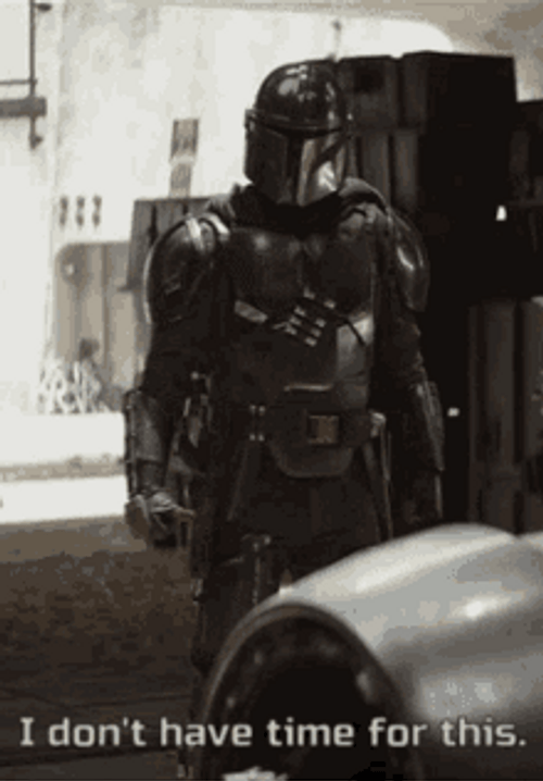 Mandalorian Walking Out GIF