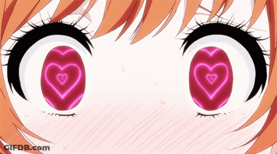 Manga Heart Eyes GIF
