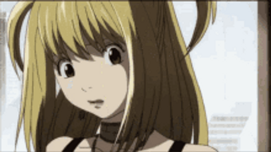 Manga Series Death Note Misa Amane Disgusted GIF