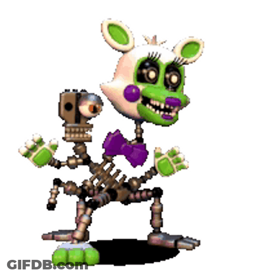 Mangle Bouncy Dance GIF