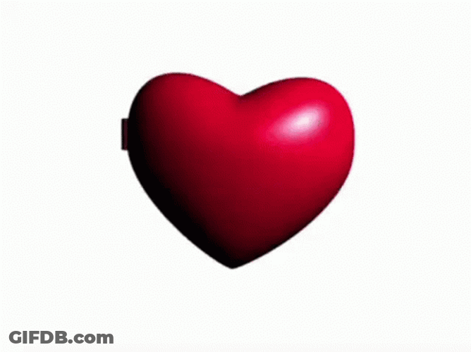 Mango Fruit My Beloved Red Lock Heart GIF