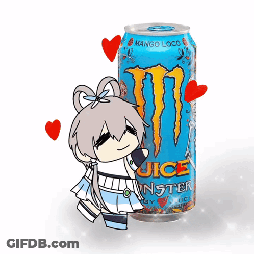 Mango Loco Monster Juice Can GIF