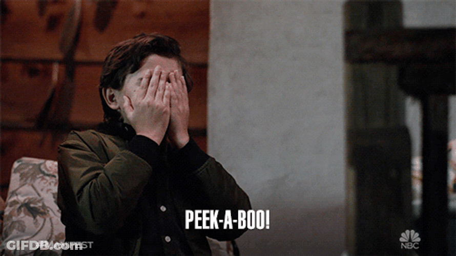 Manifest Series Cal Playing Peek A Boo GIF