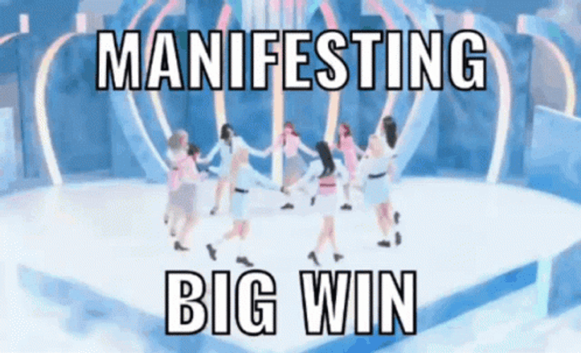 Manifesting Group Winning The Competition Meme GIF