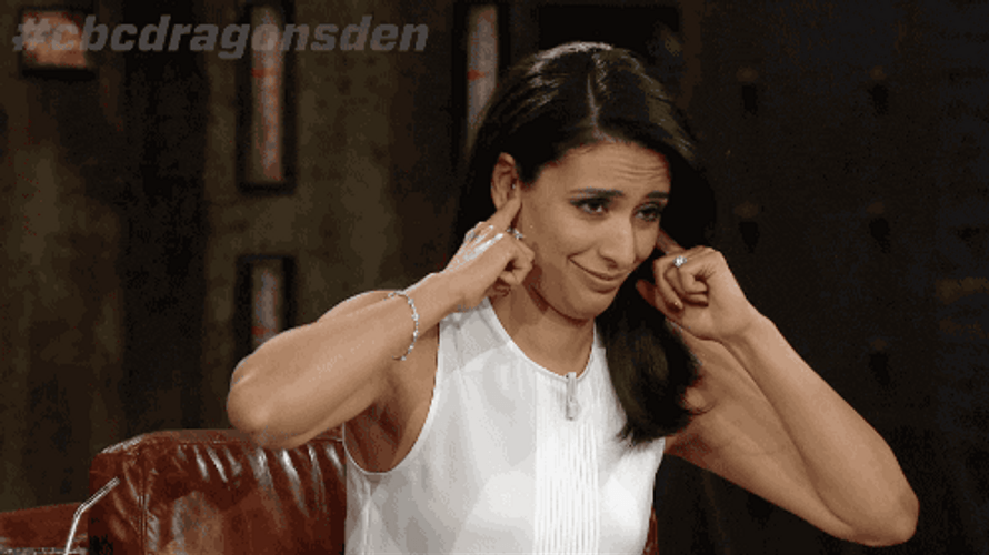 Manjit Minhas Covering Ears Silence GIF