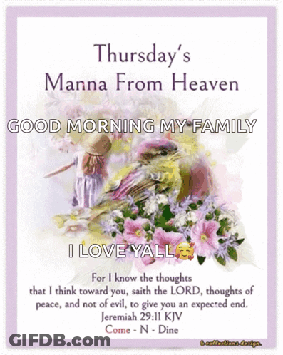 Manna From Heaven Good Morning My Family GIF