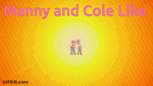 Manny And Cole Like Mario And Luigi In A Cartoon GIF