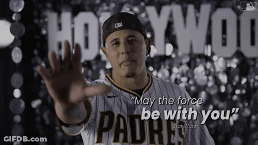 Manny Machado Force Be With You GIF