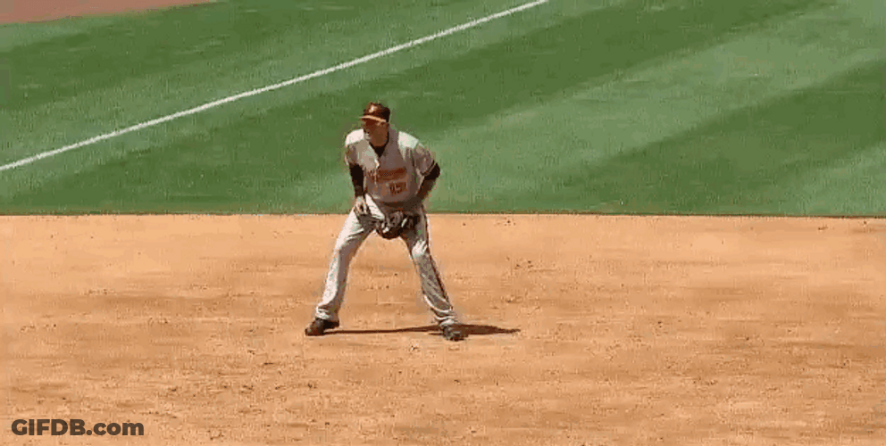 Manny Machado Hard Pitch Catch GIF