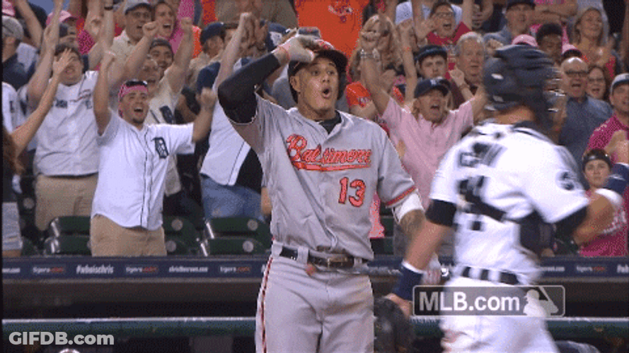 Manny Machado Hats Off GIF