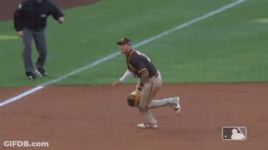 Manny Machado Near Catch GIF