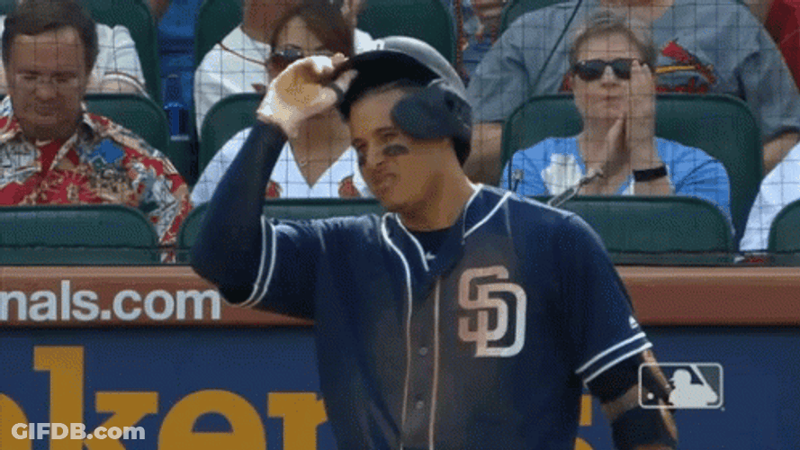 Manny Machado Sarcastic Hats Off GIF