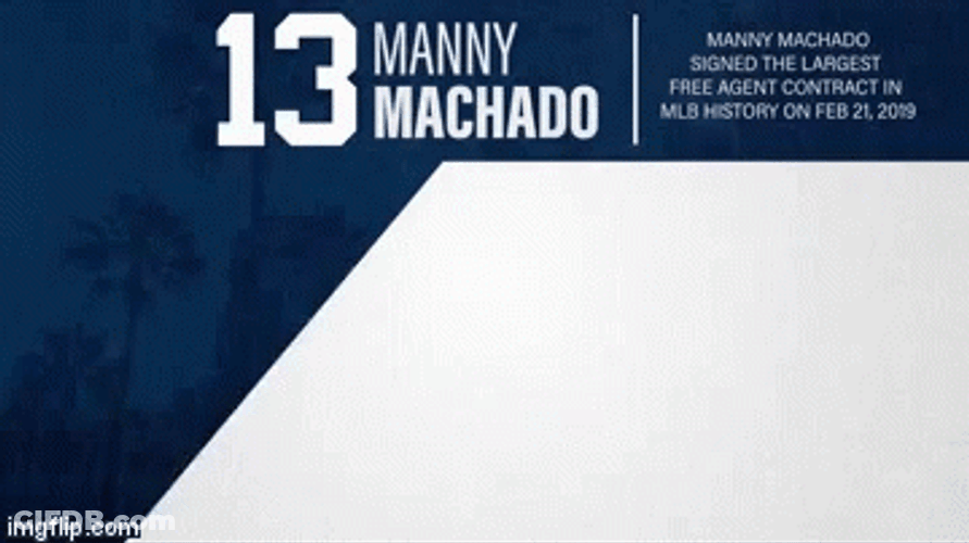 Manny Machado The Golden Glove GIF