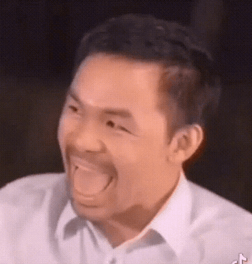 Manny Pacman Pacquiao Laughing GIF