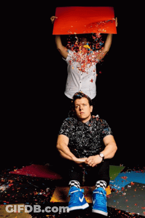 Manual Falling Confetti GIF