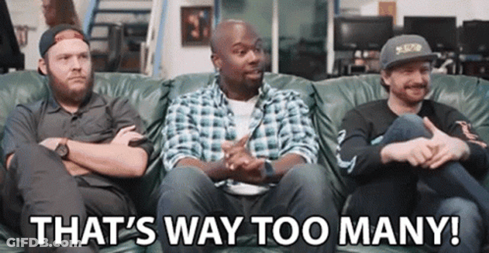 Many Men Cross Arms Sitting GIF