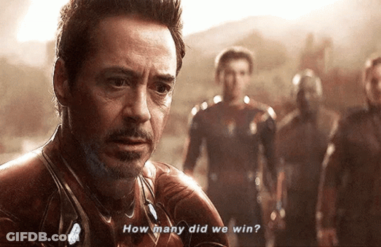 Many Men Fights With Iron Man GIF