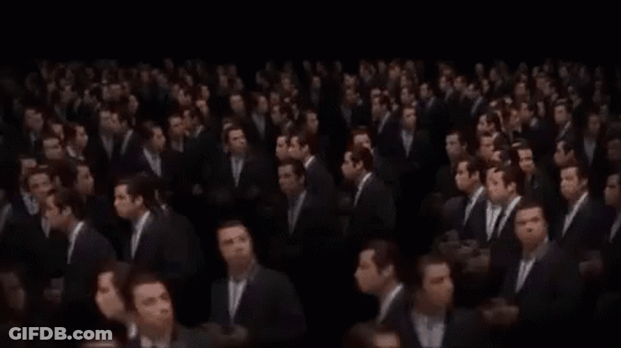 Many Men In The Crowd GIF