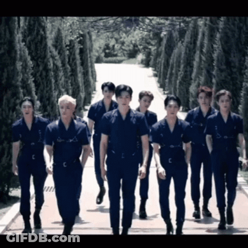 Many Men Marching GIF