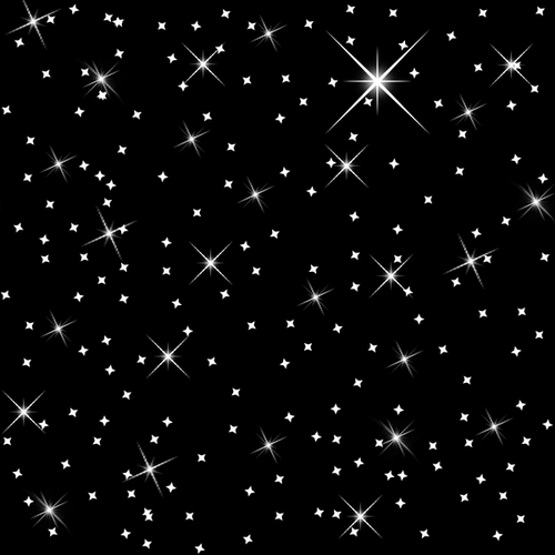 Many Sparkles In Black Background GIF