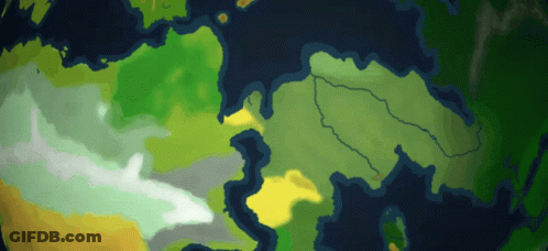 Map Of Earth With Islands GIF